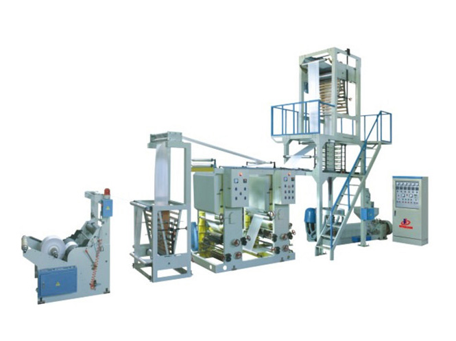 PE Film Blowing Rotogravure Printing Line Machine